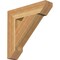 Ekena Millwork Traditional Slat Rough Sawn Bracket, Western Red Cedar, 4"W x 18"D x 18"H BKT04X18X18TRA06RWR - alternate 1